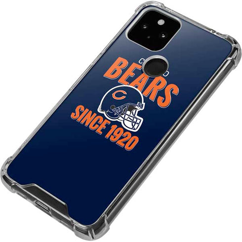 NFL Chicago Bears Helmet Google Pixel 5 Clear Case